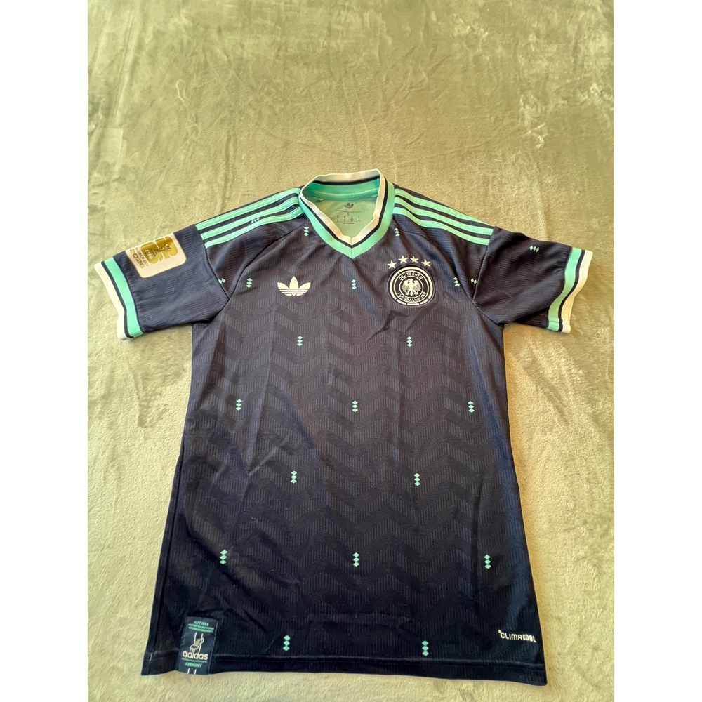 Adidas Germany Soccer Jersey Mens Small Navy Blue World Cup 2026 Climacool